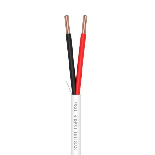 EZ-Pull Premium 18/2 Security Cameras, Control, Sound & Alarm Cable<br/><br/>18 AWG 2 Conductors, Solid, Unshielded<br/>Riser Rated - CMR, CL3R, FPLR, FT4, Sunlight Resistant