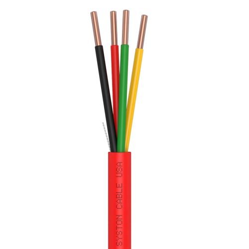 EZ-Pull Premium 16/4 Fire Alarm Cable<br/><br/>16 AWG 4 Conductors, Solid, Unshielded<br/>Plenum Rated - FPLP, CL3P, FT6