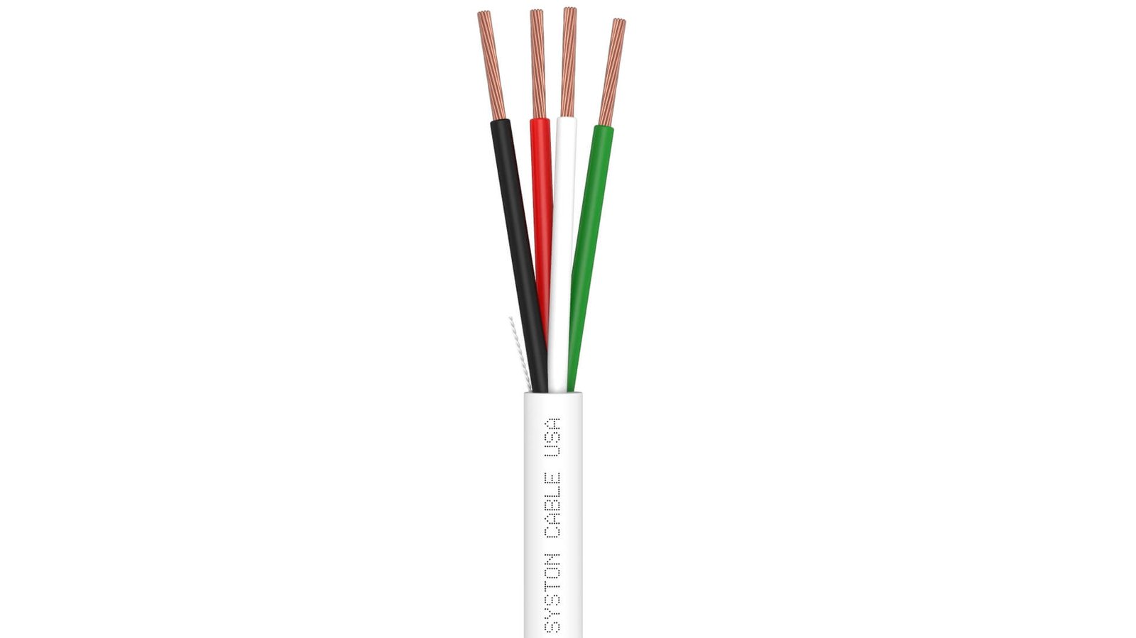 EZ-Pull Premium 14/4 Security Cameras, Control, Sound & Alarm Cable<br/><br/>14 AWG 4 Conductors, Stranded, Unshielded<br/>Riser Rated - CMR, CL3R, FPLR, FT4, Sunlight Resistant