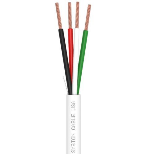 Pure Premium 12/4 OFC Audio Speaker Wire<br/><br/>12 AWG, 4 Conductors, OFC (Oxygen Free Copper)<br/>Plenum Rated - CMP, CL3P, FT6