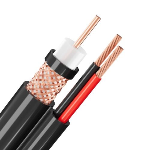 ClearBand Premium RG59 + 18/2<br/> Siamese Video Surveillance Cable<br/> CM, CL3, FT1, Sunlight Resistant