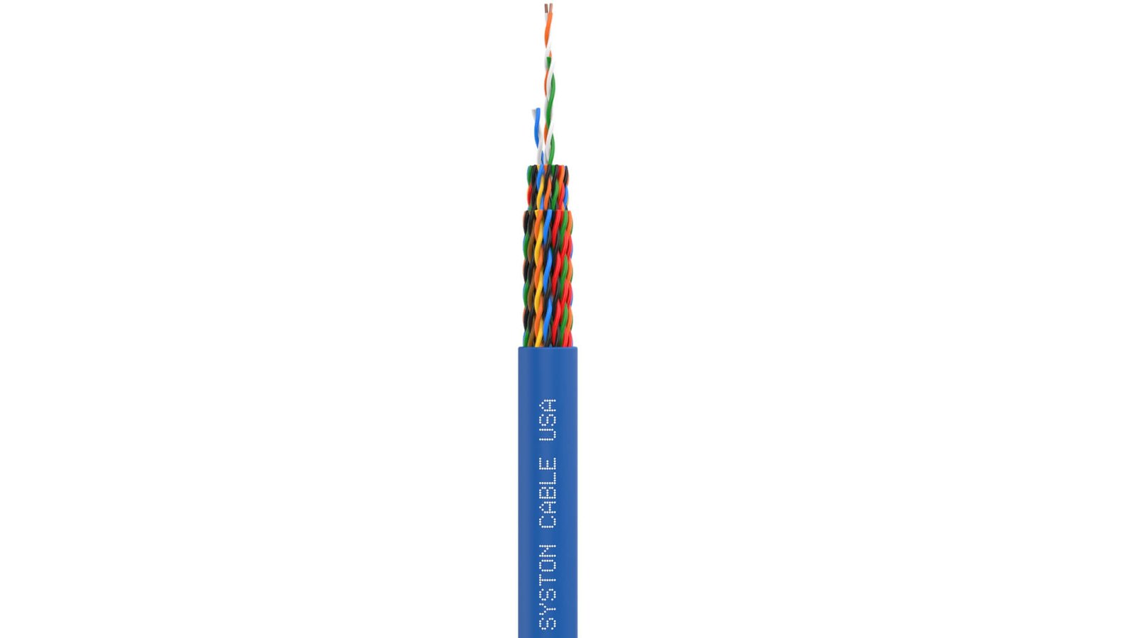 SySPEED Premium Cat 5E Backbone<br/>25 Pair Network Ethernet Cable<br/><br/>Unshielded Twisted Pair (UTP) Solid 24 AWG<br/>Riser Rated - CMR, FT4, Sunlight Resistant