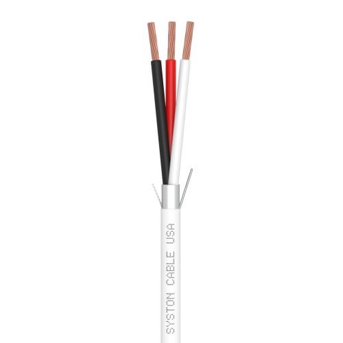 EZ-Pull Premium 22/3 Security Cameras, Control, Sound & Alarm Cable<br/><br/>22 AWG 3 Conductors, Stranded, Overall Shielded<br/>Riser Rated - CMR, CL3R, FPLR, FT4, Sunlight Resistant