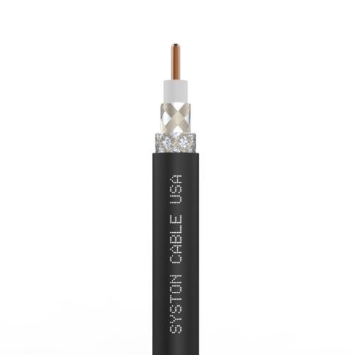 ClearBand Premium RG6 Quad Shield Direct Burial Cable</br></br>18 AWG 3.0 GHz Coaxial CATV Video Cable</br></br>Water Blocking Gel-filled - Sunlight Resistant<br/>Suitable for Direct-Burial Applications