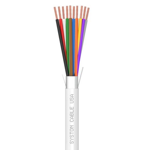EZ-Pull Premium 18/10 Security Cameras, Control, Sound & Alarm Cable<br/><br/>18 AWG 10 Conductors, Stranded, Overall Shielded<br/>Riser Rated - CMR, CL3R, FPLR, FT4, Sunlight Resistant