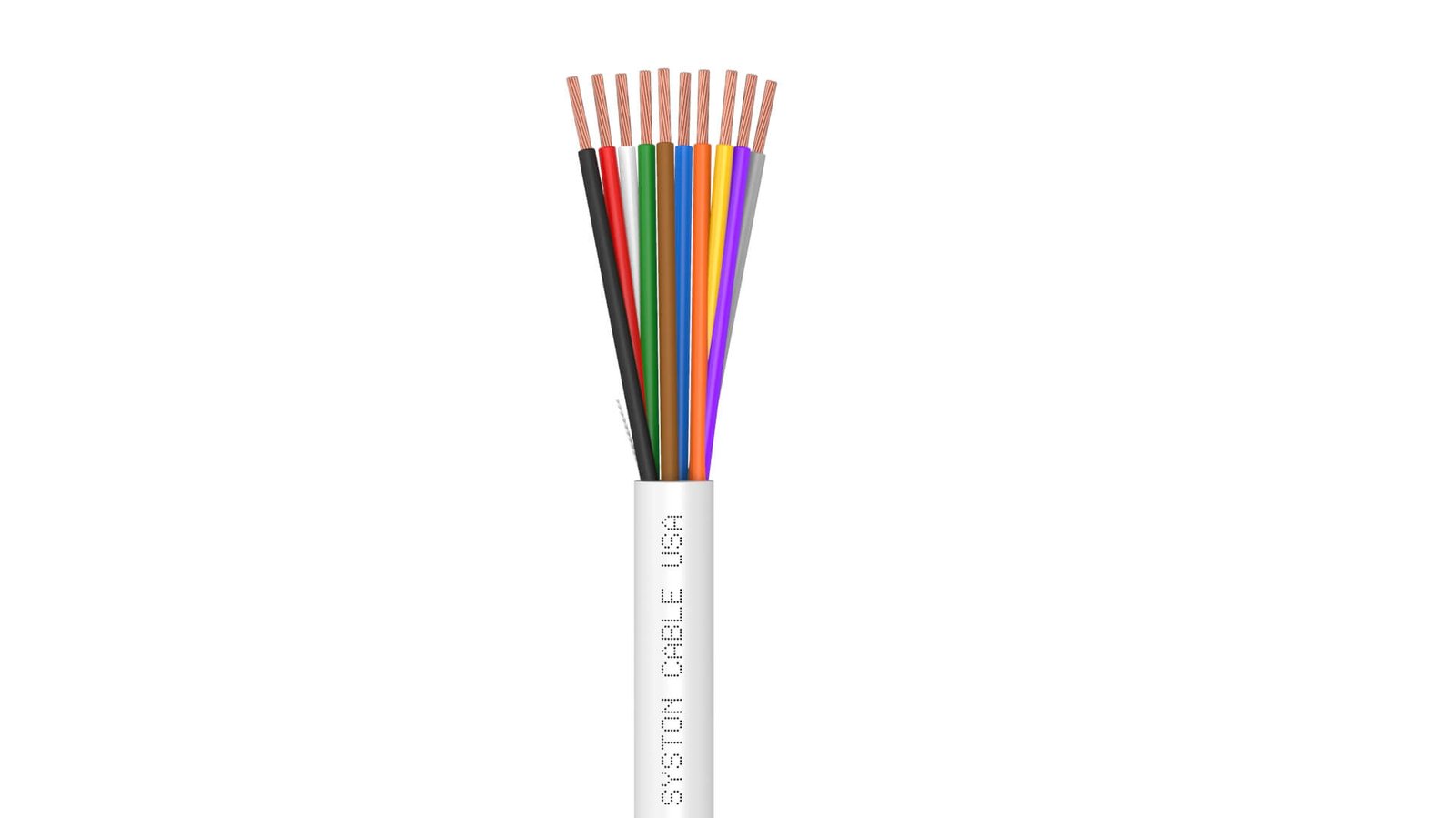 EZ-Pull Premium 18/10 Security Cameras, Control, Sound & Alarm Cable<br/><br/>18 AWG 10 Conductors, Stranded, Unshielded<br/>Riser Rated - CMR, CL3R, FPLR, FT4, Sunlight Resistant