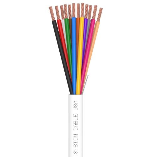 EZ-Pull Premium 22/12 Security Cameras, Control, Sound & Alarm Cable<br/><br/>22 AWG 12 Conductors, Stranded, Unshielded<br/>Riser Rated - CMR, CL3R, FPLR, FT4, Sunlight Resistant