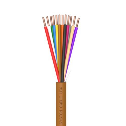 EZ-Pull Premium 18/12 Thermostat Wire<br/><br/>18 AWG, 12 Conductors, Solid Copper<br/>Plenum Rated - CMP, CL3P, FT6