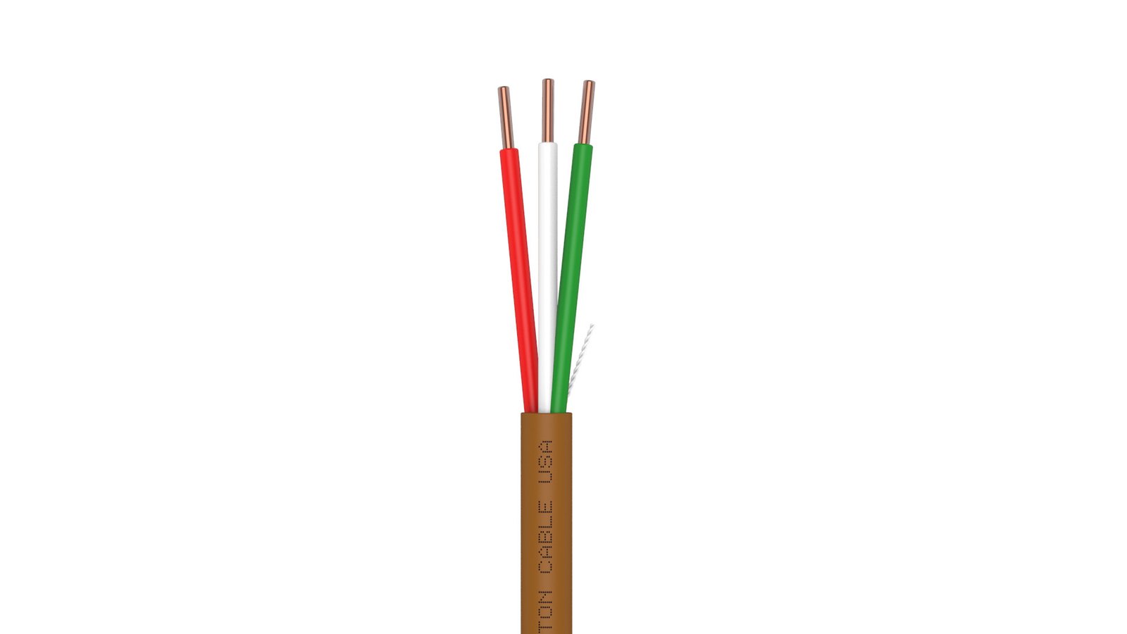 EZ-Pull Premium 20/3 Thermostat Wire<br/><br/>20 AWG, 3 Conductors, Solid Copper<br/>Plenum Rated - CMP, CL3P, FT6