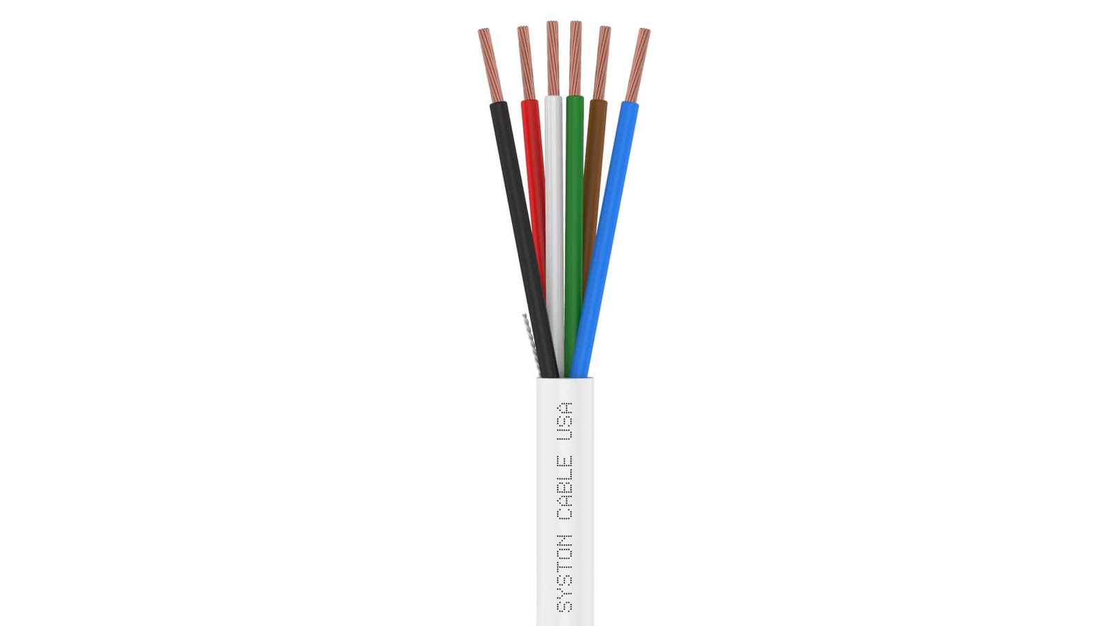 EZ-Pull Premium 18/6 Security Cameras, Control, Sound & Alarm Cable<br/><br/>18 AWG 6 Conductors, Stranded, Unshielded<br/>Plenum Rated - CMP, CL3P, FPLP, FT6