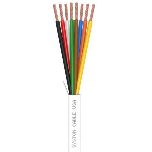 EZ-Pull Premium 18/8 Security Cameras, Control, Sound & Alarm Cable<br/><br/>18 AWG 8 Conductors, Stranded, Unshielded<br/>Plenum Rated - CMP, CL3P, FPLP, FT6