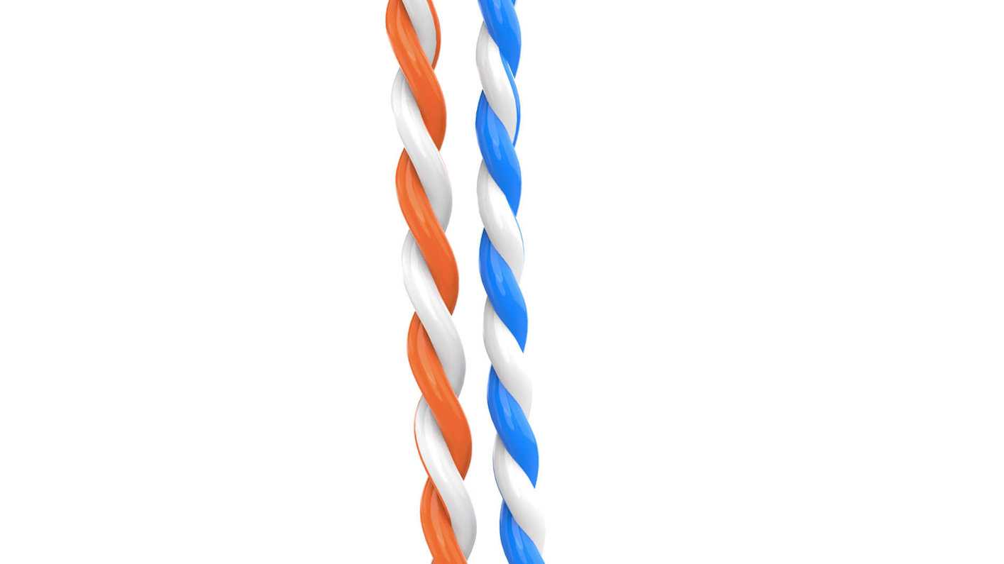 SySPEED Premium Cat 5 Cross Connect Wire<br/><br/>Unshielded Twisted Pair (UTP) 2 Pair 24 AWG<br/> Indoor/Outdoor, Sunlight Resistant